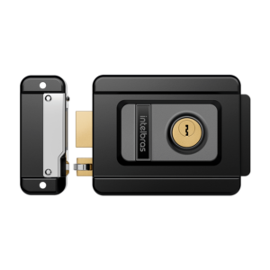 Fechadura Elétrica de Sobrepor FX 1500 Preta Intelbras